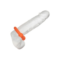 alpha ring by Calextotics Cockring Alpha Dual Ball 37mm Orange
